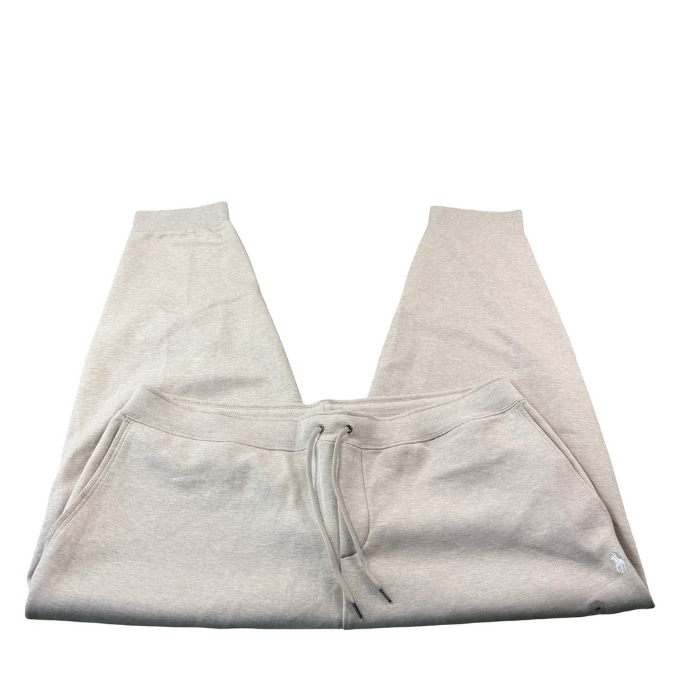 Polo Ralph Lauren Brown Double Knit Mens Cotton Blend Jogger Pant Size 4XLB LNWO